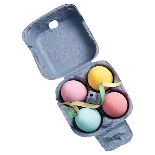 Nailmatic Kids, Cluck Cluck Egg Bath Bombs (Musujące kule do kąpieli dla dzieci)