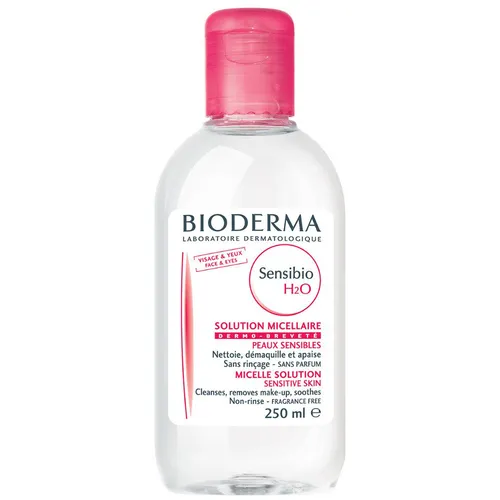 Bioderma Sensibio H2O (Płyn micelarny do oczyszczania twarzy i zmywania makijażu do cery wrażliwej) - 3