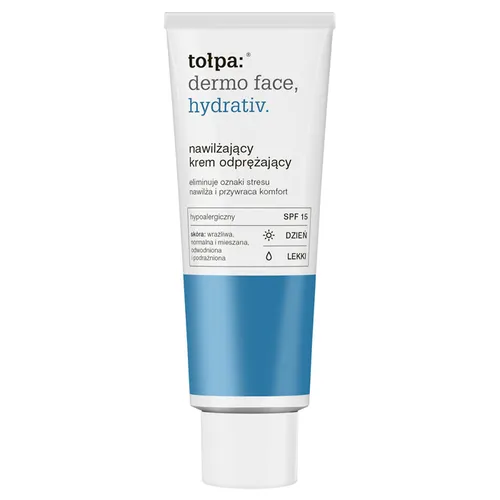 Tołpa Dermo Face, Hydrativ, Nawilżający krem odprężający SPF 15