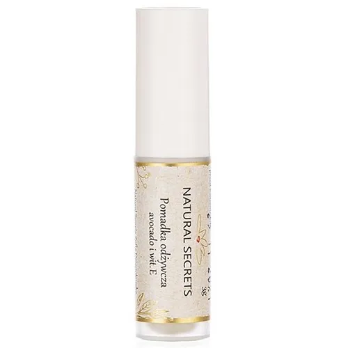 Natural Secrets Odżywcza pomadka do ust `Awokado i witamina E`