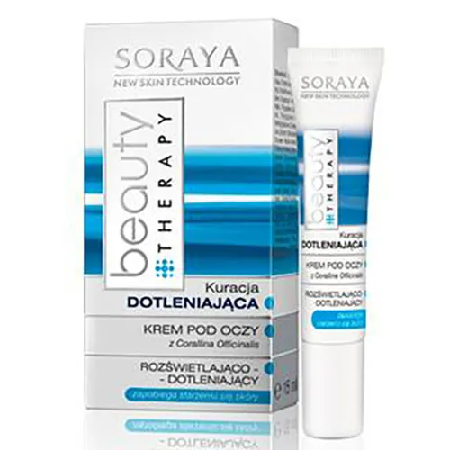 Soraya Beauty Therapy, Kuracja Dotleniająca, Krem pod oczy rozświetlająco - dotleniający