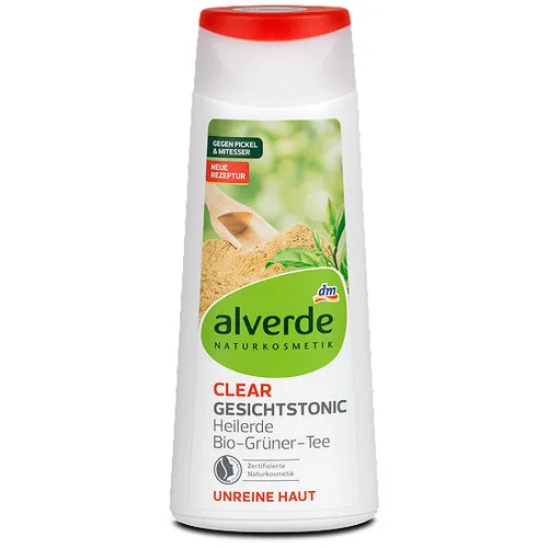 Alverde Clear, Gesichtstonic Heilerde (Tonik dla cery zanieczyszczonej) - 2