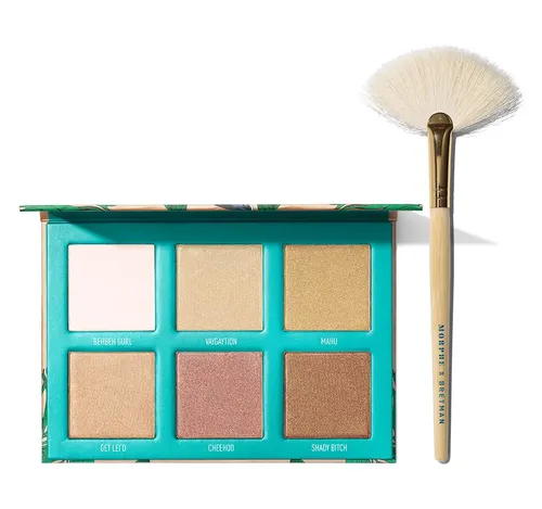 Morphe Brushes Morphe X BretmanRock, Babe in Paradise, Highlighter Palette (Paleta rozświetlaczy) - 1