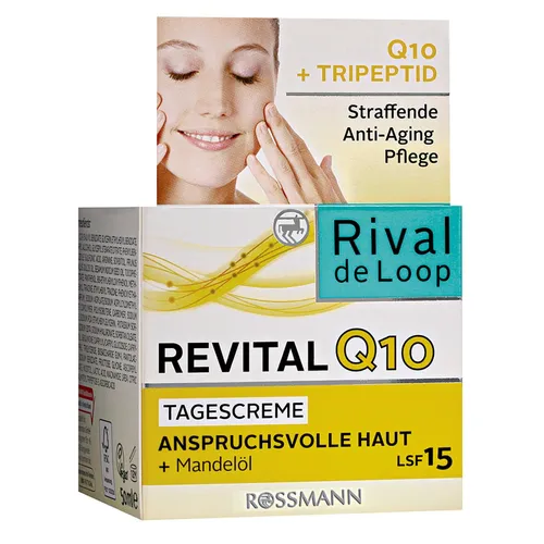 Rival de Loop Revital Q10, Tagescreme SPF 15 (Krem na dzień dla skóry wrażliwej) - 1