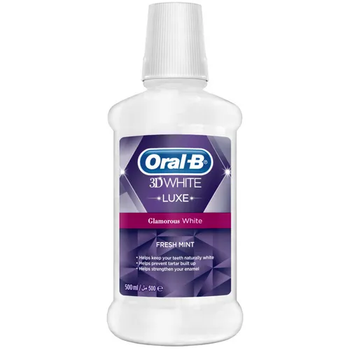Oral-B 3D White Luxe Glamourous White, Płyn do płukania jamy ustnej