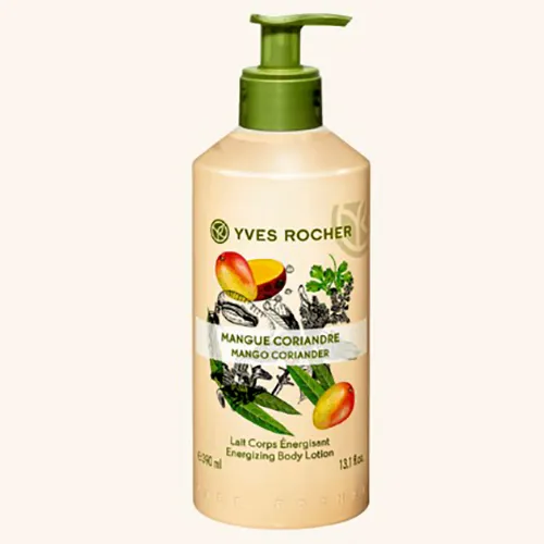 Yves Rocher Les Plaisirs Nature, Lait Corps Energisant Mangue & Coriandre (Energizujące mleczko do ciała `Mango i kolendra`) - 2