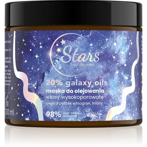 Stars from the stars Maska do olejowania dla włosów wysokoporowatych `20% Galaxy Oils`