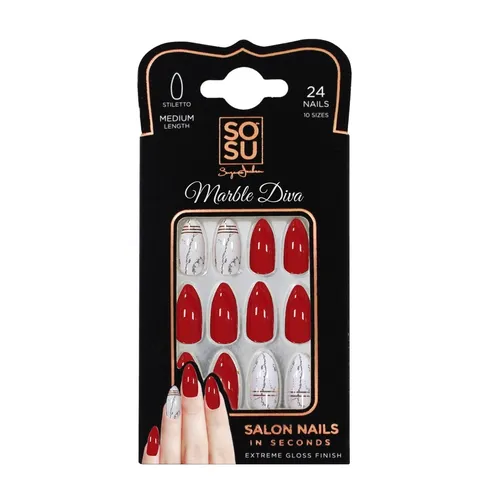 Sosu Marble Diva Nails (Sztuczne paznokcie)