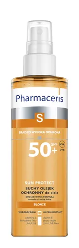Pharmaceris S, Suchy olejek ochronny do ciała SPF 50+ - 1