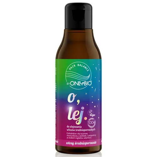 OnlyBio Hair Balance, Olej do olejowania włosów średnioporowatych (różne zapachy) - 1