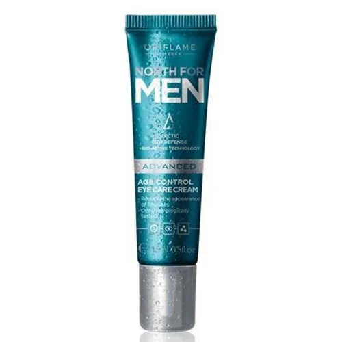 Oriflame North For Men Advanced, Age Control Eye Care Cream (Przeciwzmarszczkowy krem pod oczy)