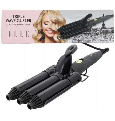 Elle Soft Touch Matt Finish, Triple Wave Curler (Falownica do włosów)