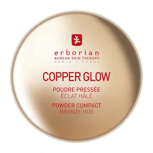 Erborian Copper Glow, Powder Compact (Rozświetlający puder kompaktowy) - 1