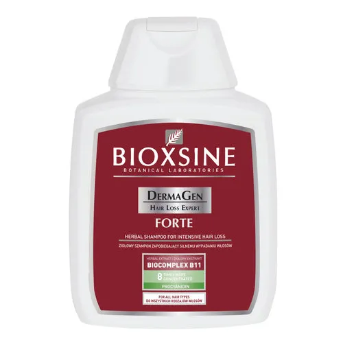 Bioxsine DermaGen Hair Loss Expert Forte, Ziołowy szampon zapobiegający silnemu wypadaniu włosów