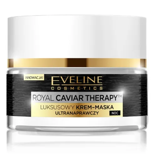 Eveline Cosmetics Royal Caviar Therapy, Luksusowy ultranaprawczy krem-maska na noc