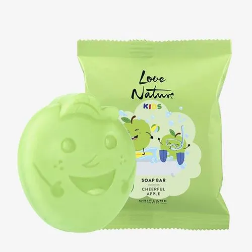 Oriflame Love Nature Kids, Cheerful Apple Soap Bar (Mydełko w kostce)
