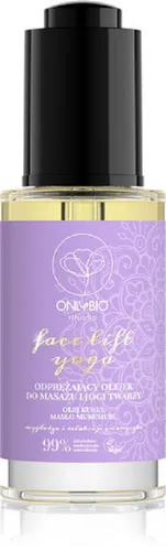 OnlyBio Ritualia, Face Lift Yoga, Odprężający olejek do masażu i jogi twarzy