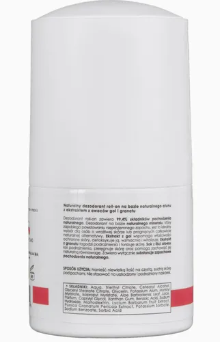 beBIO Naturalny dezodorant roll-on `Granat i jagody Goji` - 2