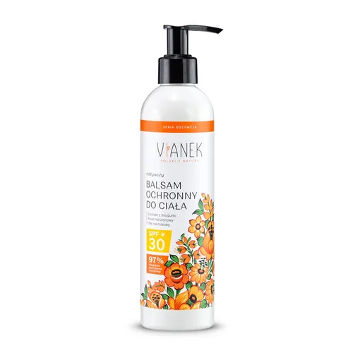 Vianek Seria Pomarańczowa, Odżywczy balsam ochronny do ciała SPF 30