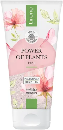 Lirene Dermoprogram Power of Plants, Peeling myjący `Rose`
