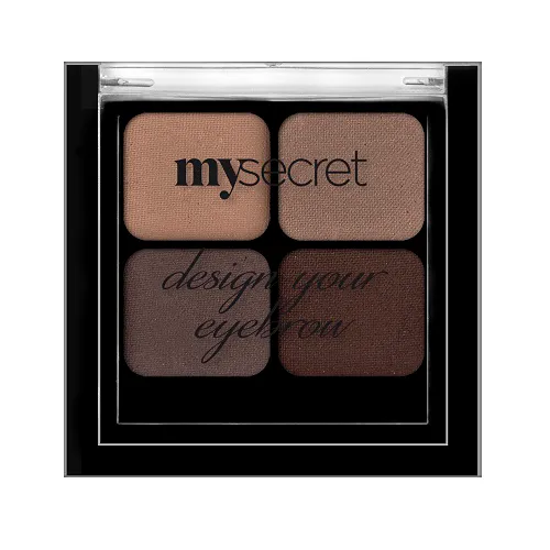 My Secret Design Your Eyebrow, Eyeshadow Palette (Paleta 4 cieni do brwi)