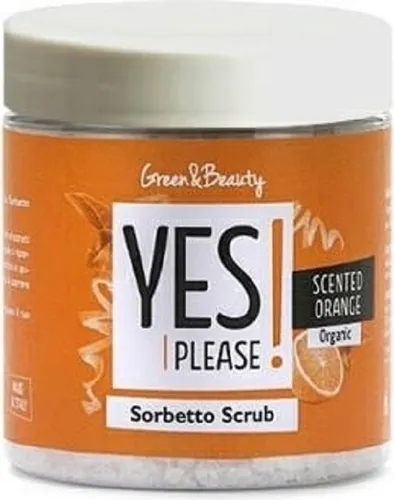 Yes Please Green & Beauty, Scented Orange Peeling-Sorbet (Pelling do ciała)