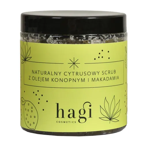 Hagi Naturalny cytrusowy scrub z olejem konopnym i makadamia