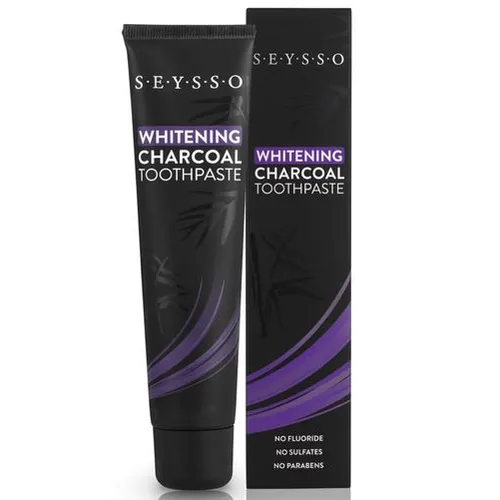 SEYSSO Carbon Range, Wybielająca pasta do zębów z węglem aktywnym - 3