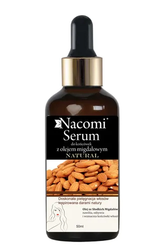 Nacomi Serum na końcówki włosów z olejem migdałowym - 2