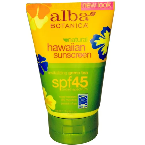 Alba Botanica Natural Hawaiian Sunscreen SPF 45 (Wodoodporny krem ochronny) - 2