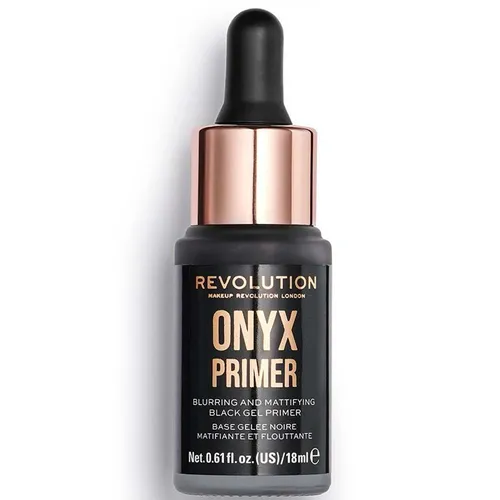 Revolution Beauty (Makeup Revolution) Onyx Primer, Blurring and Mattifying Black Gel Primer (Baza pod makijaż matująca z efektem blur)