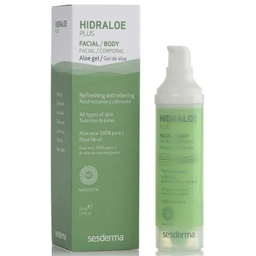 Sesderma Hidraloe Facial/Body Aloe Gel (Żel głęboko nawilżający z aloesem) - 2