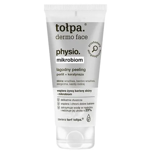 Tołpa Dermo Face, Physio Mikrobiom, Łagodny peeling do twarzy