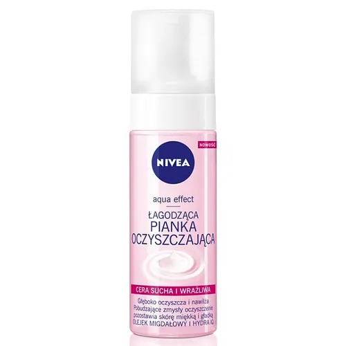 Nivea Aqua Effect, Pianka oczyszczająca do skóry suchej i wrażliwej