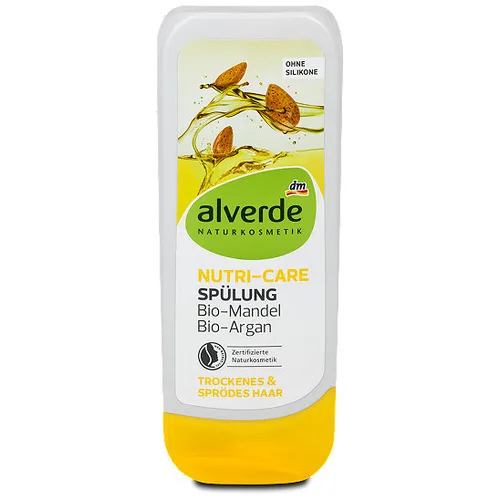 Alverde Nutri - Care - Spulung Mandel & Argan (Odżywka do włosów z  migdałem i arganem)