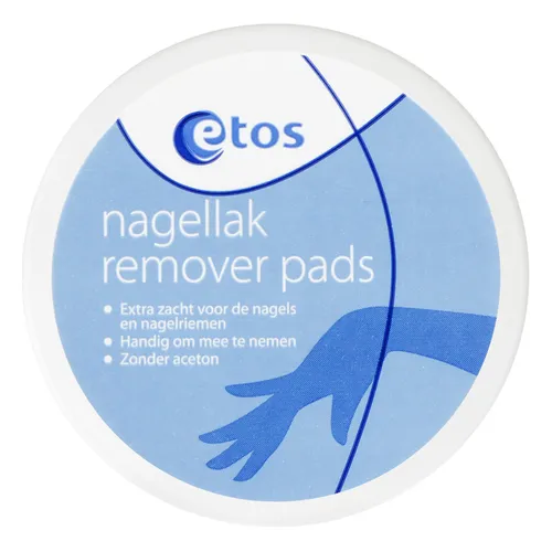 Etos Nagellak Remover Pads (Zmywacz do paznokci w płatkach)