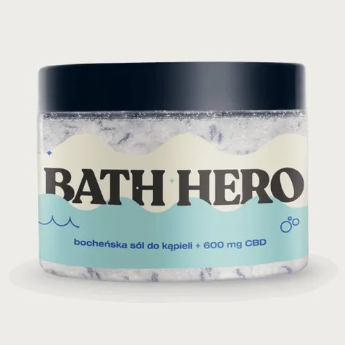 Hemp Juice Bocheńska sól do kąpieli z CBD `Bath Hero`