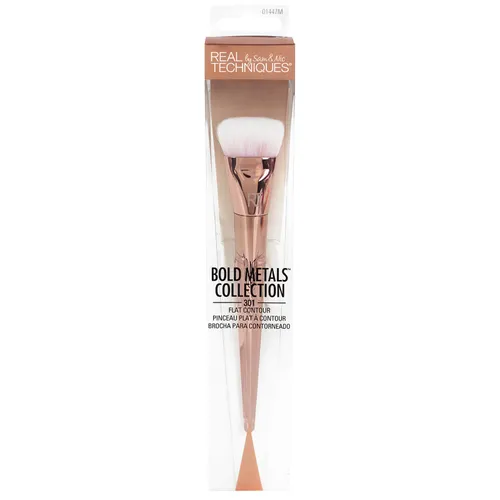 Real Techniques Bold Metals, Flat Contour Brush 301 (Pędzel do konturowania)
