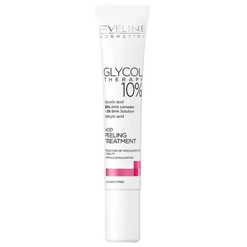 Eveline Cosmetics Glycol Therapy, Kuracja peelingująca 10% kwas glikolowy