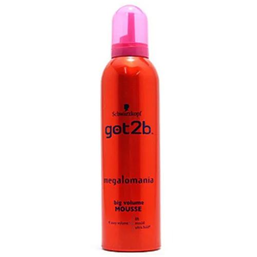 Got2b Megalomania, Big Volume Mousse (Pianka mocno utrwalajaca i zwiększajaca objętość włosów)