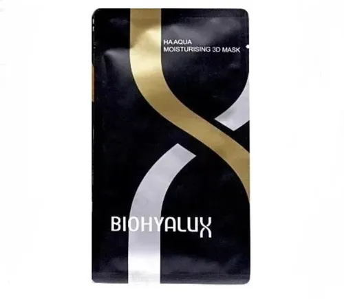 BioHyalux Ha Aqua Moisturising 3D Mask (Maska nawilżająca w płacie na twarz i szyję)