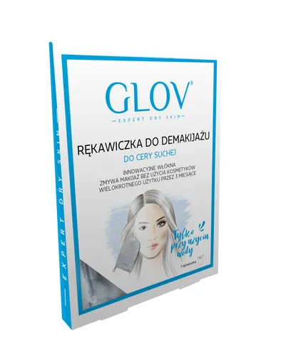 Glov Expert, Dry Skin (Rękawiczka do demakijażu do cery suchej) - 4