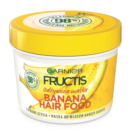 Garnier Fructis, Banana Hair Food (Odżywcza maska do włosów bardzo suchych (stara wersja))