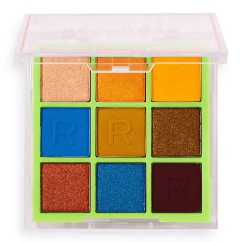 Revolution Beauty (Makeup Revolution) Neon Eyeshadow Palette Safari Green (Paleta cieni do powiek)
