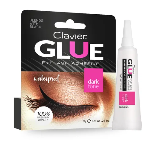 Clavier Glue Eyelash Adhesive Waterproof Dark Tone (Klej do rzęs)