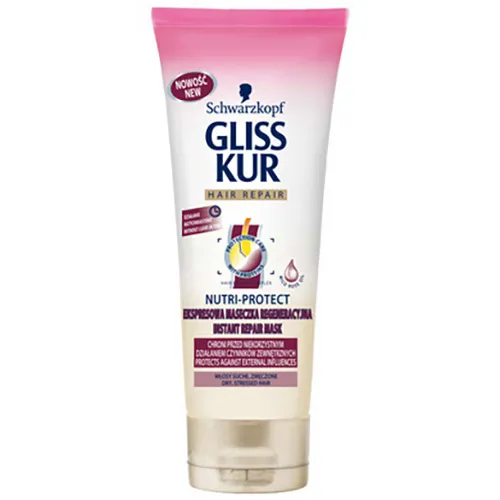 Schwarzkopf Gliss Nutri Protect, Ekspresowa maseczka regeneracyjna