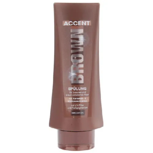 Rossmann Accent, Brown, Odżywka do włosów brąz i farbowanych na brąz