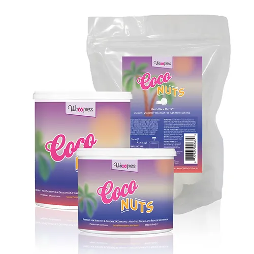 CaronLab Waxxxpress, Coco Nuts (Delikatny wosk bezpaskowy do całego ciała)
