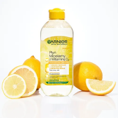 Garnier Skin Naturals, Płyn micelarny z witaminą Cg - 3