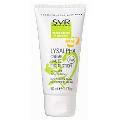 SVR Lysalpha, Creme Haute Protection SPF 50 (Krem ochronny dla skóry mieszanej i tłustej)